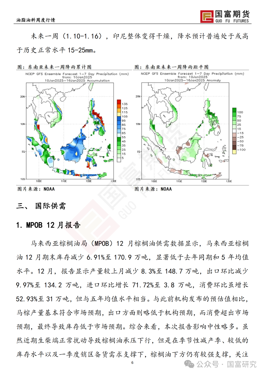 【国富棕榈油研究周报】印尼政策频出，棕榈油止跌企稳